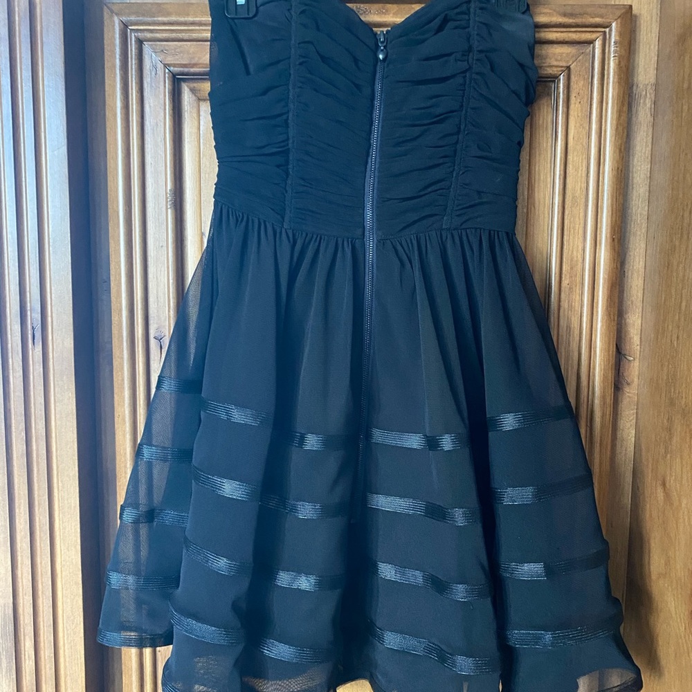 Betsey Johnson Black Mesh Dress